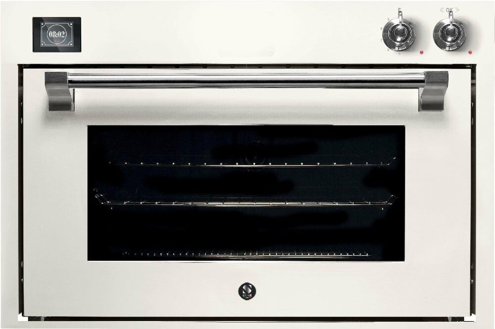 Steel Ascot 90X60 AQFE9-S Ascot Forno da incasso 90 cm, 91 litri, 15 funzioni combi-steam