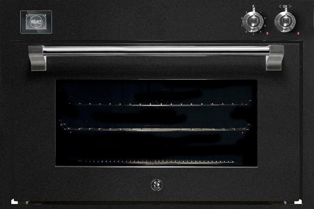 Steel Ascot 90X60 AQFE9-S Ascot Forno da incasso 90 cm, 91 litri, 15 funzioni combi-steam