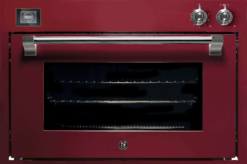 Steel Ascot 90X60 AQFE9-S Ascot Forno da incasso 90 cm, 91 litri, 15 funzioni combi-steam