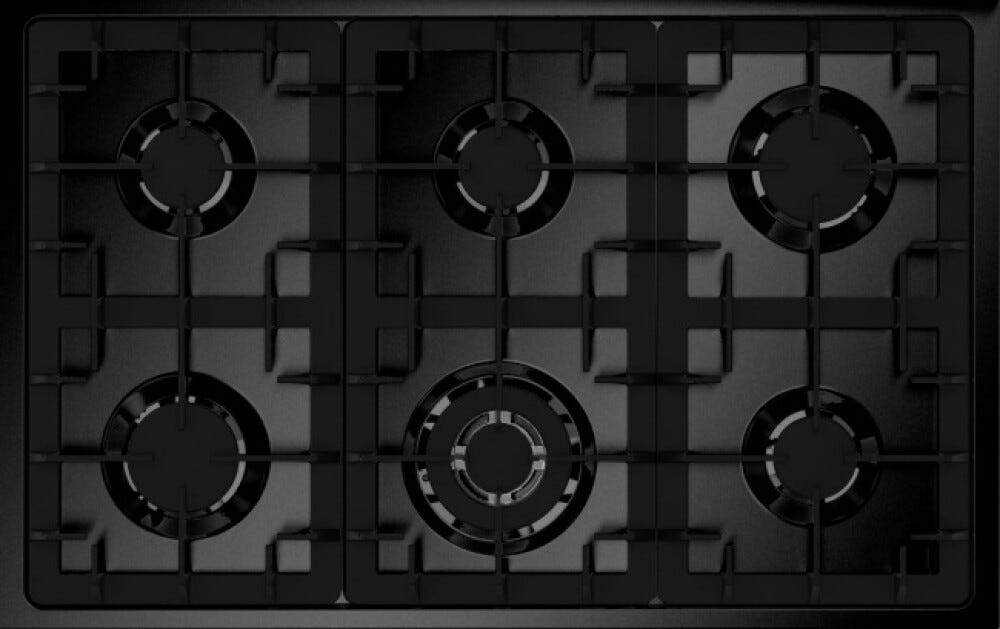 Steel Enfasi 90 EQ9F NF All Black Cucina da accosto 90 cm, forno multifunzione invent, piano gas o induzione, acciaio nero opaco