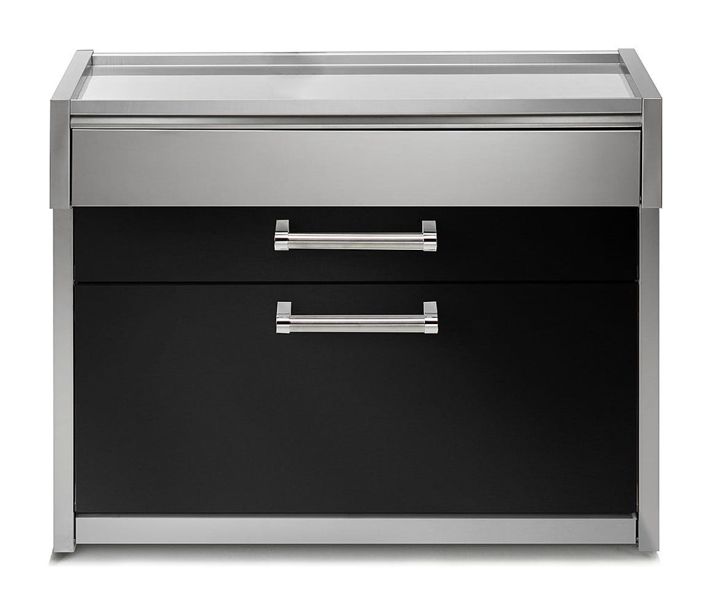 Steel Genesi GQ12C-P Woorktables Tavolo da lavoro 120 cm, 3 cassetti push-pull, acciaio inox AISI 304
