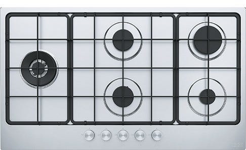 Franke FHSM 905 4G DCL XS E Maris Piano cottura 5 fuochi a gas cm 88 - inox
