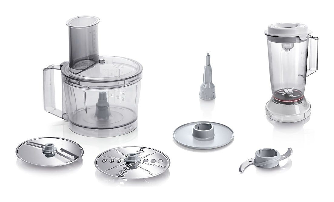 Bosch MCM3200W Robot da cucina multifunzione - 2,3 lt - bianco/grigio