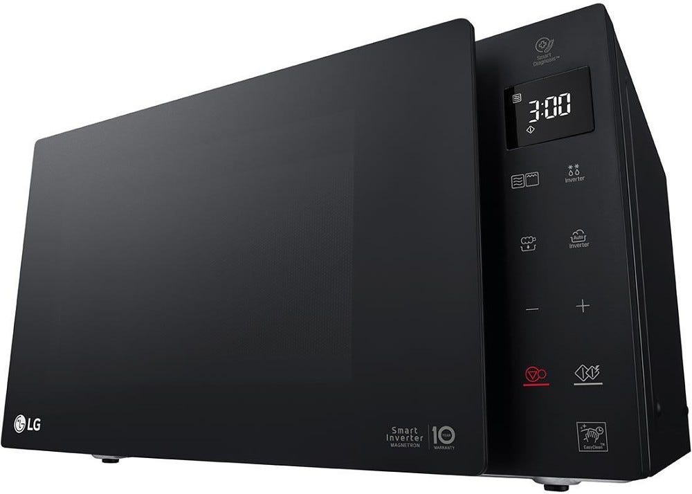 LG MH6535GIB NeoChef™ Forno microonde combinato a libera installazione cm. 48 - nero fumè