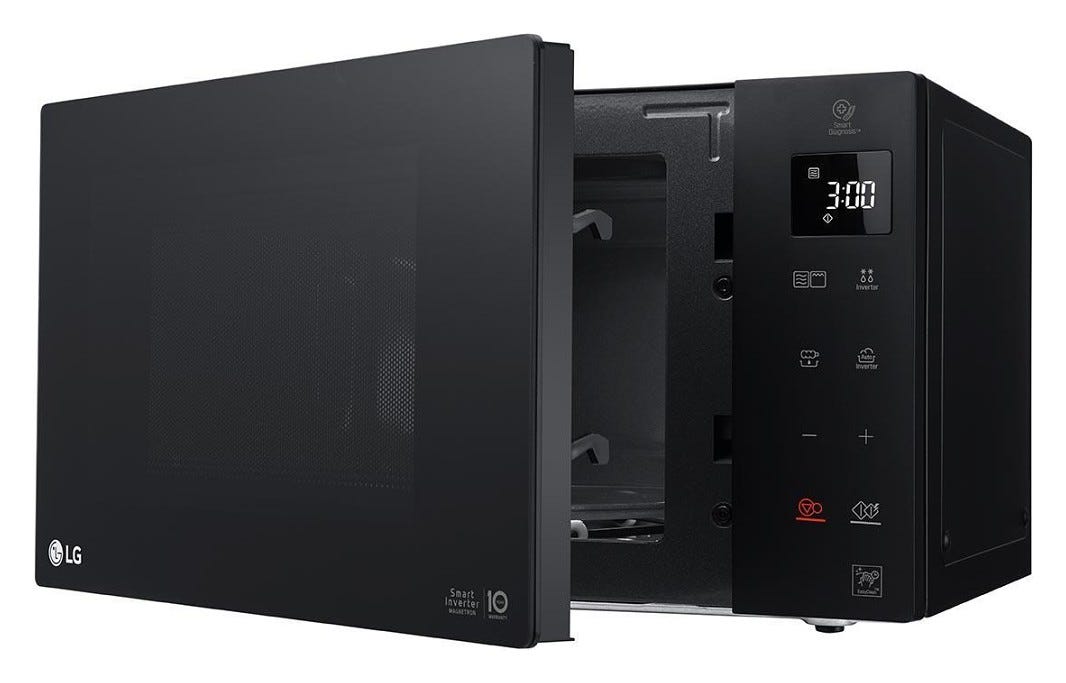 LG MH6535GIB NeoChef™ Forno microonde combinato a libera installazione cm. 48 - nero fumè