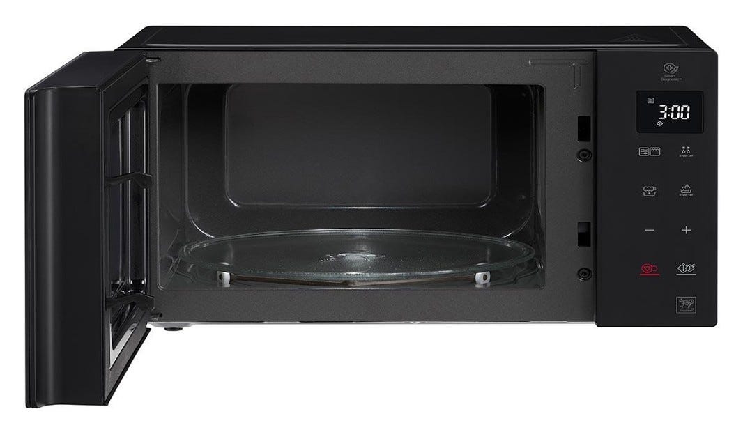 LG MH6535GIB NeoChef™ Forno microonde combinato a libera installazione cm. 48 - nero fumè