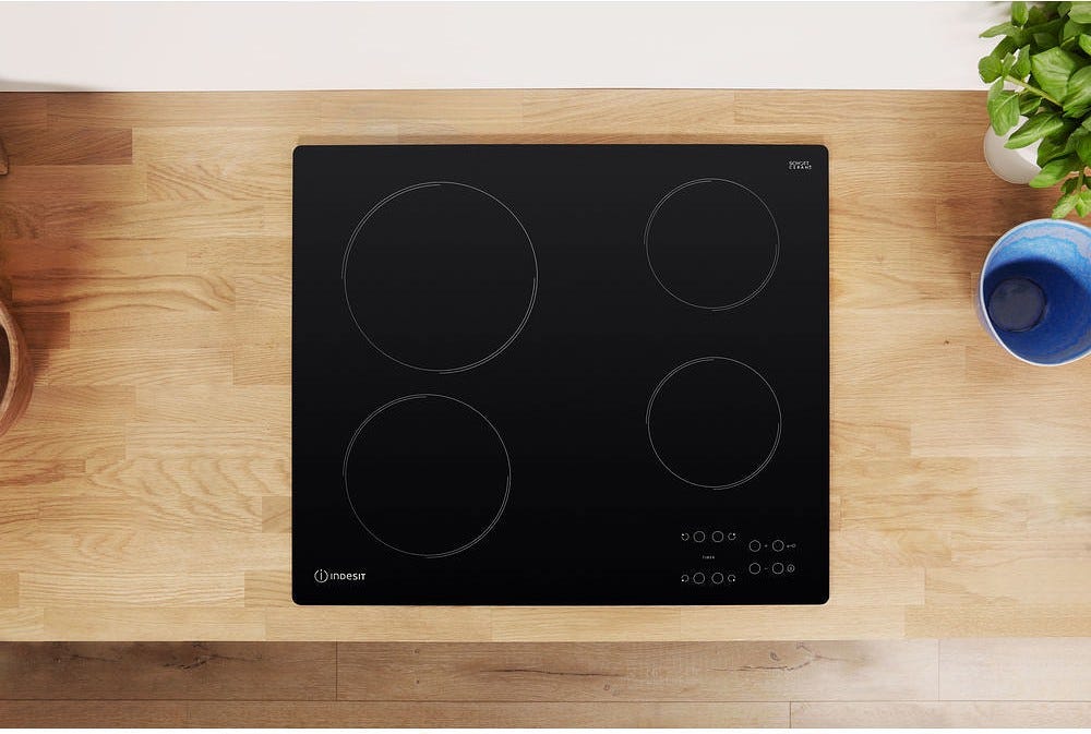 Indesit AAR 160 C Piano cottura elettrico cm. 58 - vetroceramica nero