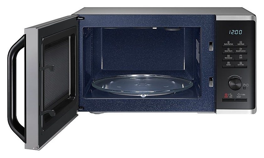 Samsung MG23K3515AS/ET Forno Microonde con grill cm. 49 - argento / nero
