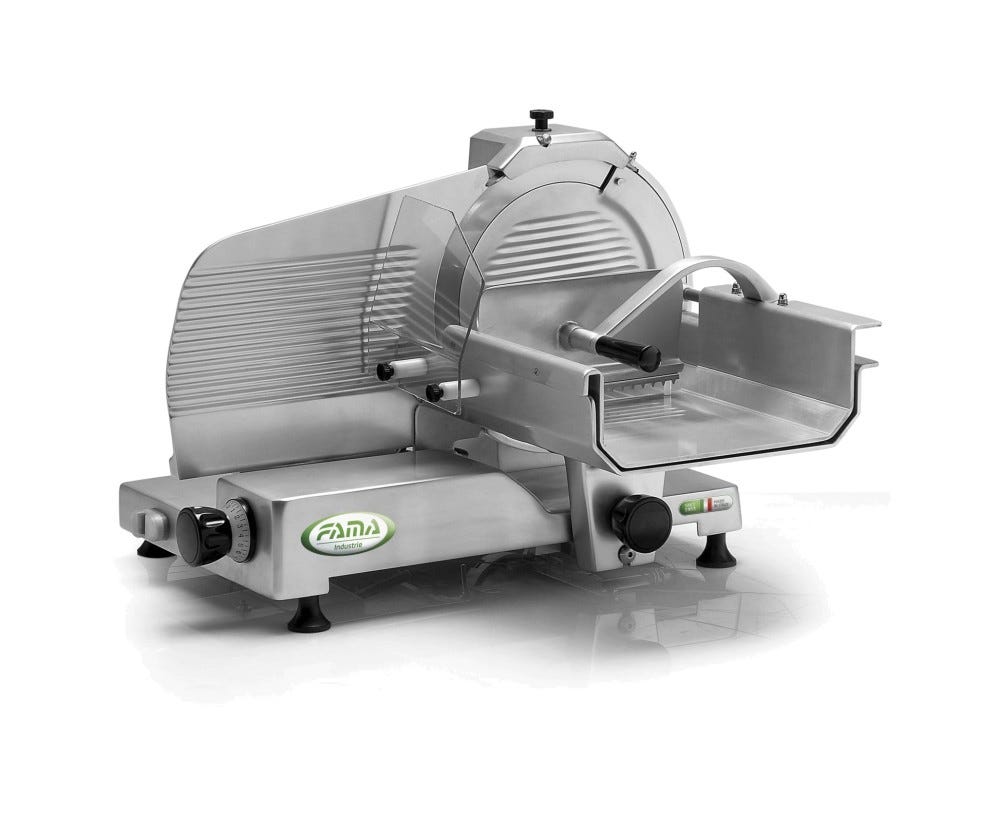 Fama FAC351 Affettacarne 350, Monofase, Lama Ø350 mm, trasmissione a cinghia