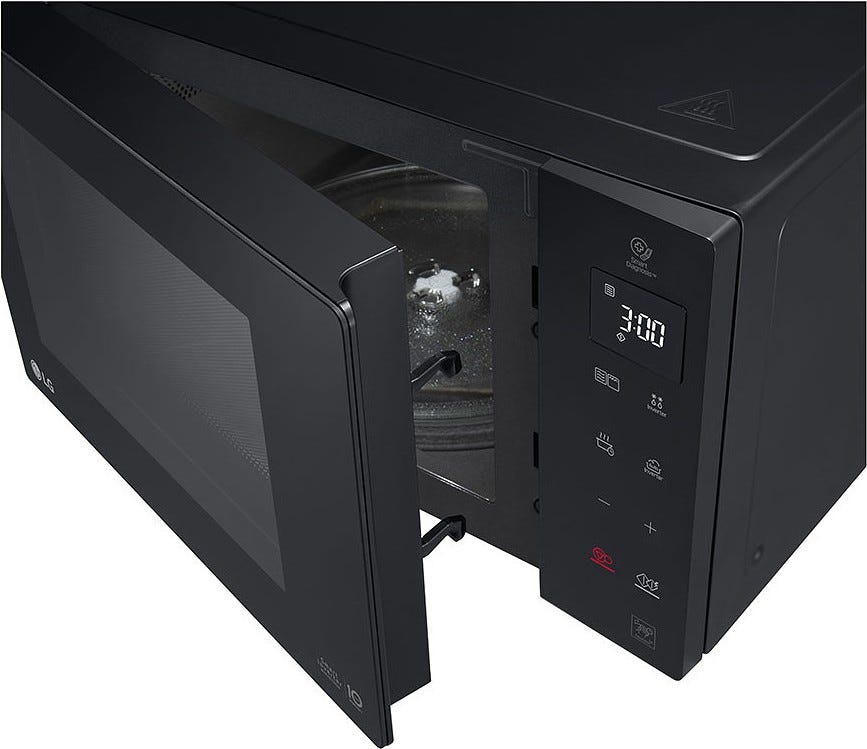 LG MH6336GIB Neochef™ Forno microonde con grill cm. 48 - nero fumè