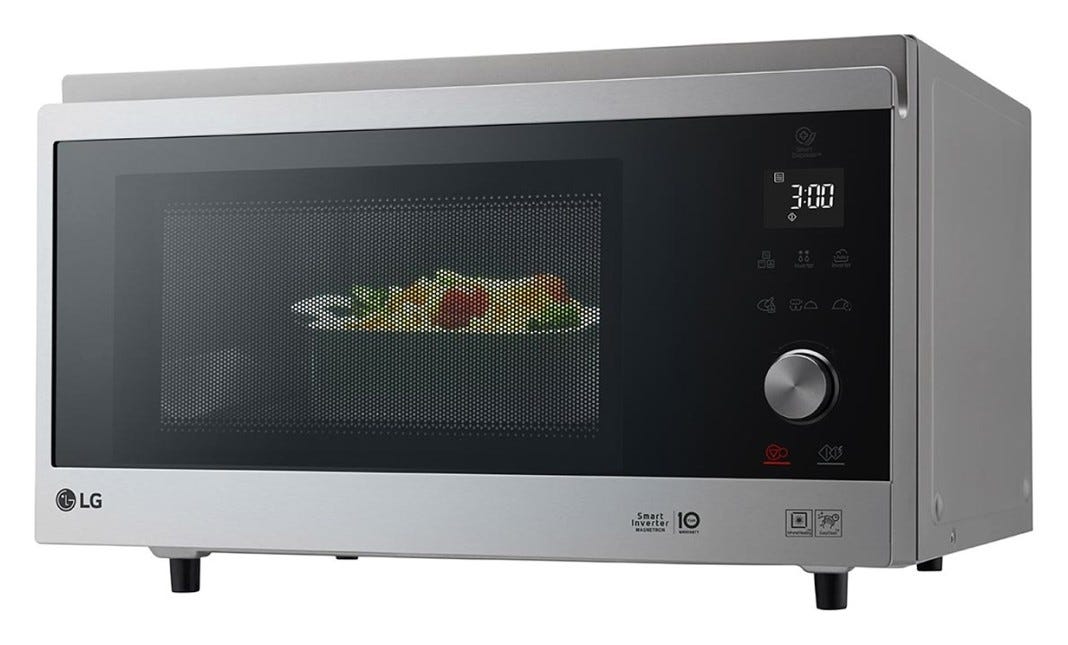 LG MJ3965ACS Neochef™ Forno microonde combinato cm. 54 - inox