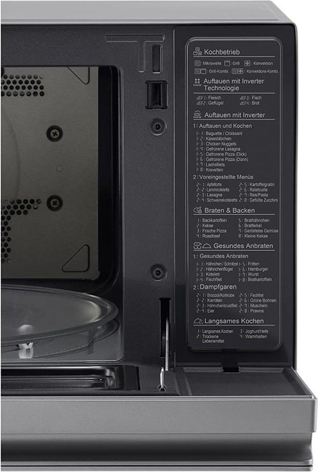 LG MJ3965ACS Neochef™ Forno microonde combinato cm. 54 - inox