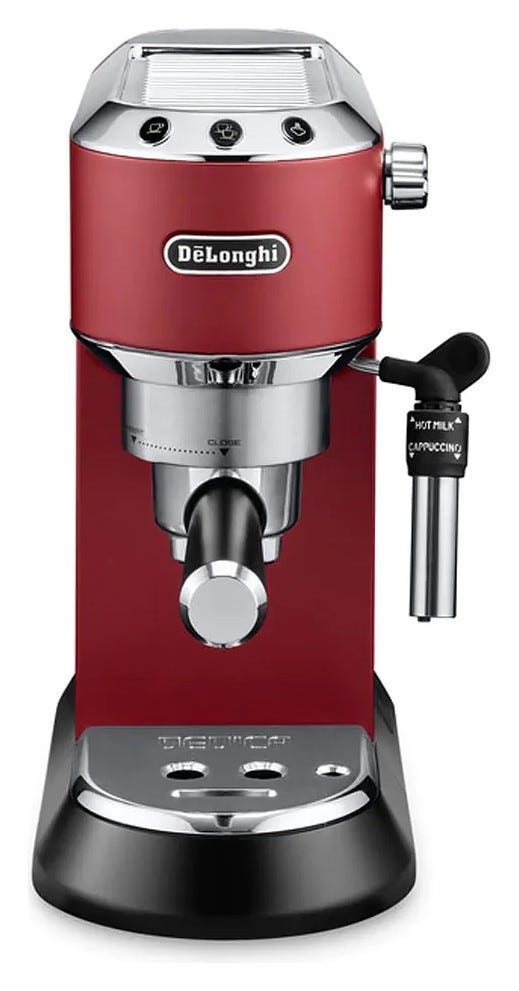 De Longhi EC 685.R Dedica Style Macchina per caffè automatica - rosso