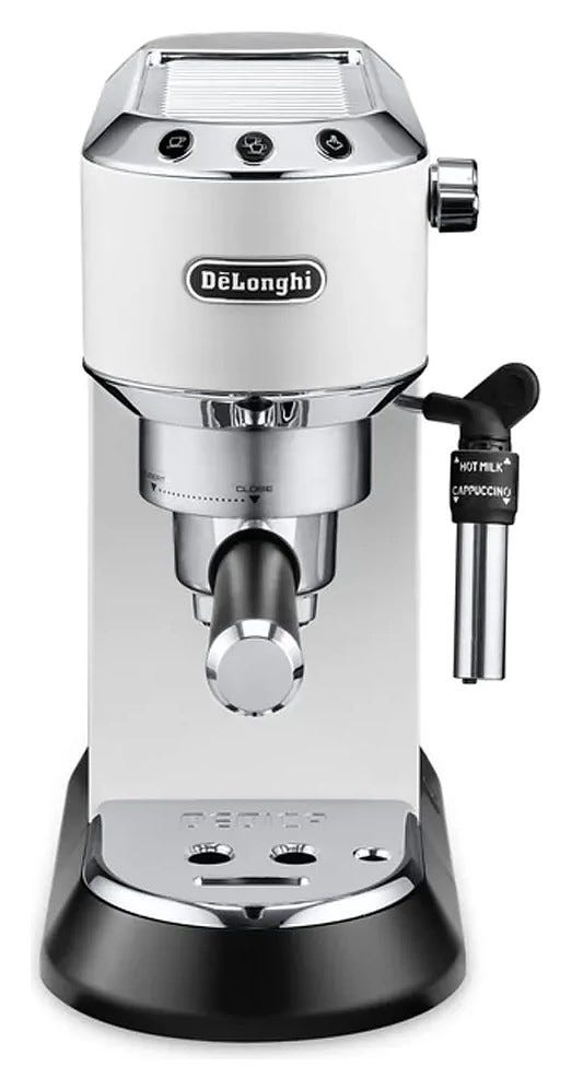 De Longhi EC 685.W Dedica Style Macchina per caffè automatica - bianco