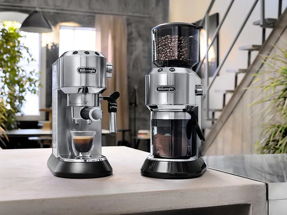 De Longhi EC 685.M Dedica Style Macchina per caffè automatica - grigio metallizzato