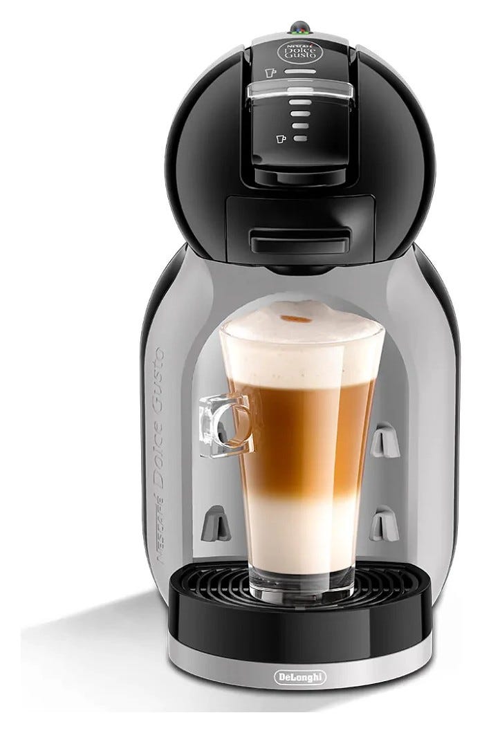 De Longhi EDG-155BG Dolce gusto Macchina per caffè automatica - nero/grigio