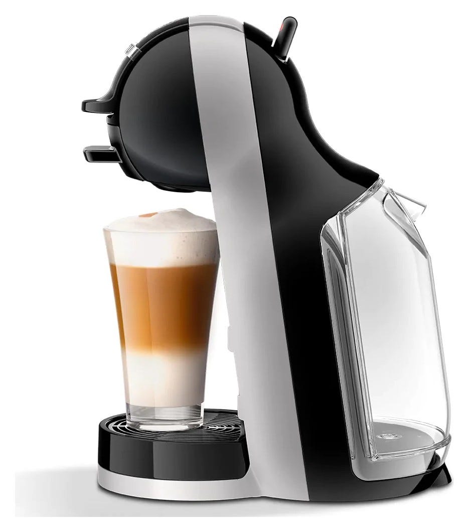 De Longhi EDG-155BG Dolce gusto Macchina per caffè automatica - nero/grigio