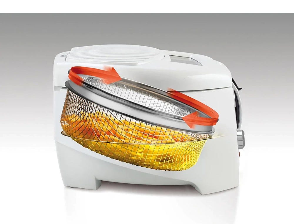 De Longhi Rotofry F28211 Friggitrice elettrica - bianco