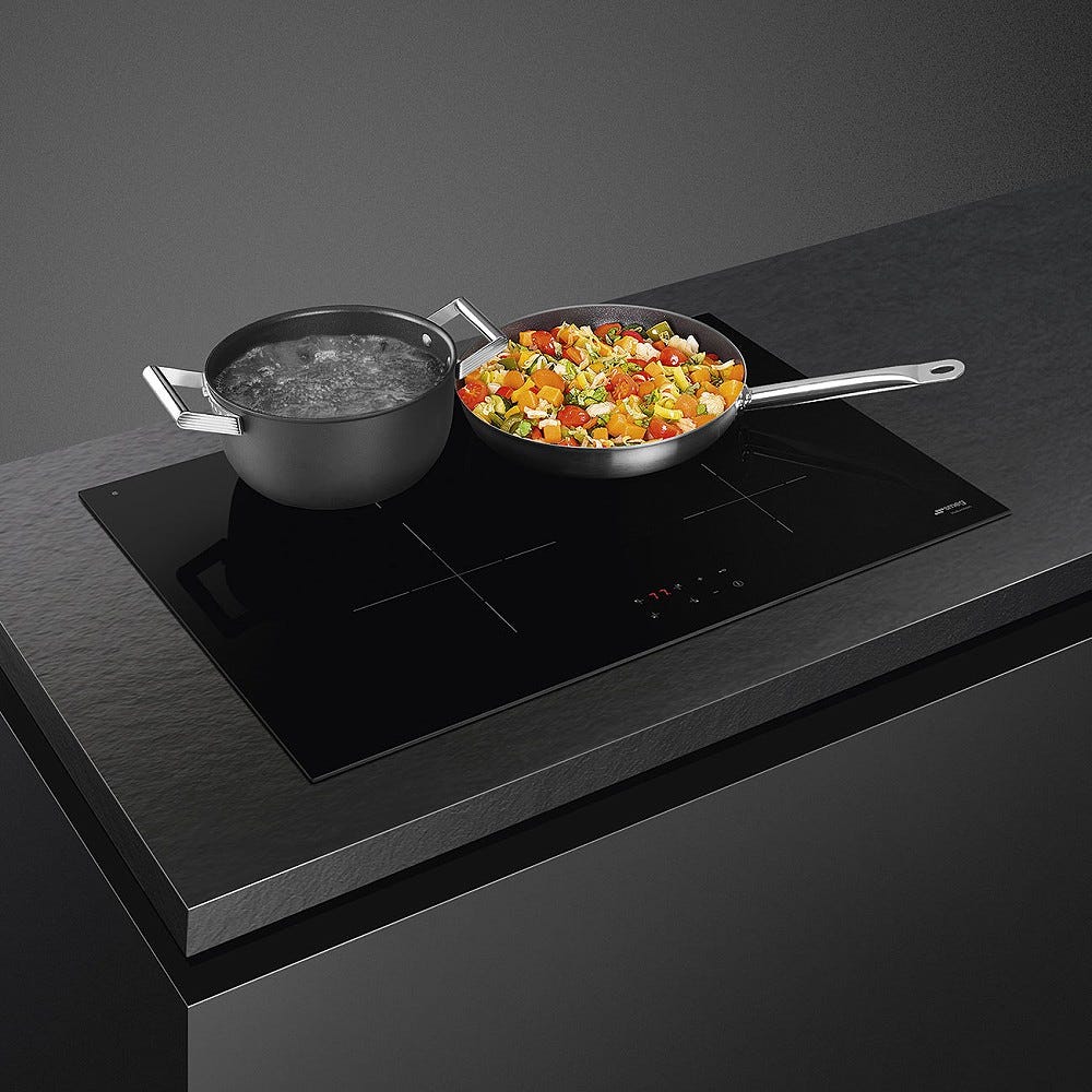 Smeg SI2741D Piano cottura a induzione cm 75 - vetroceramica nero