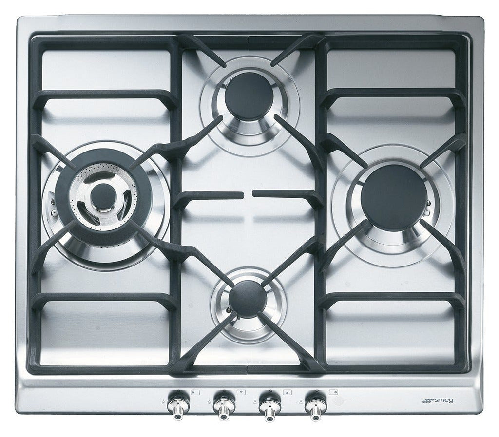 Smeg SER60SGH3 Classica Piano cottura a gas 4 fuochi cm 60 - inox