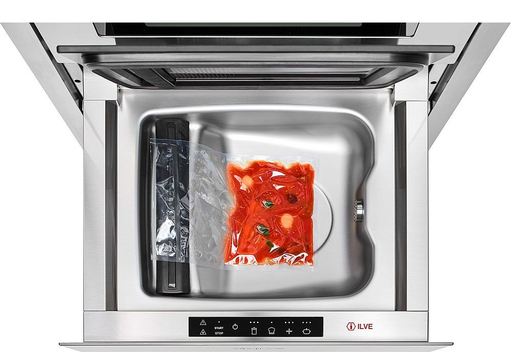ILVE CSTARSN Nostalgie Colonna con forno combinato - abbattitore e confezionatrice sottovuoto - inox o colorato