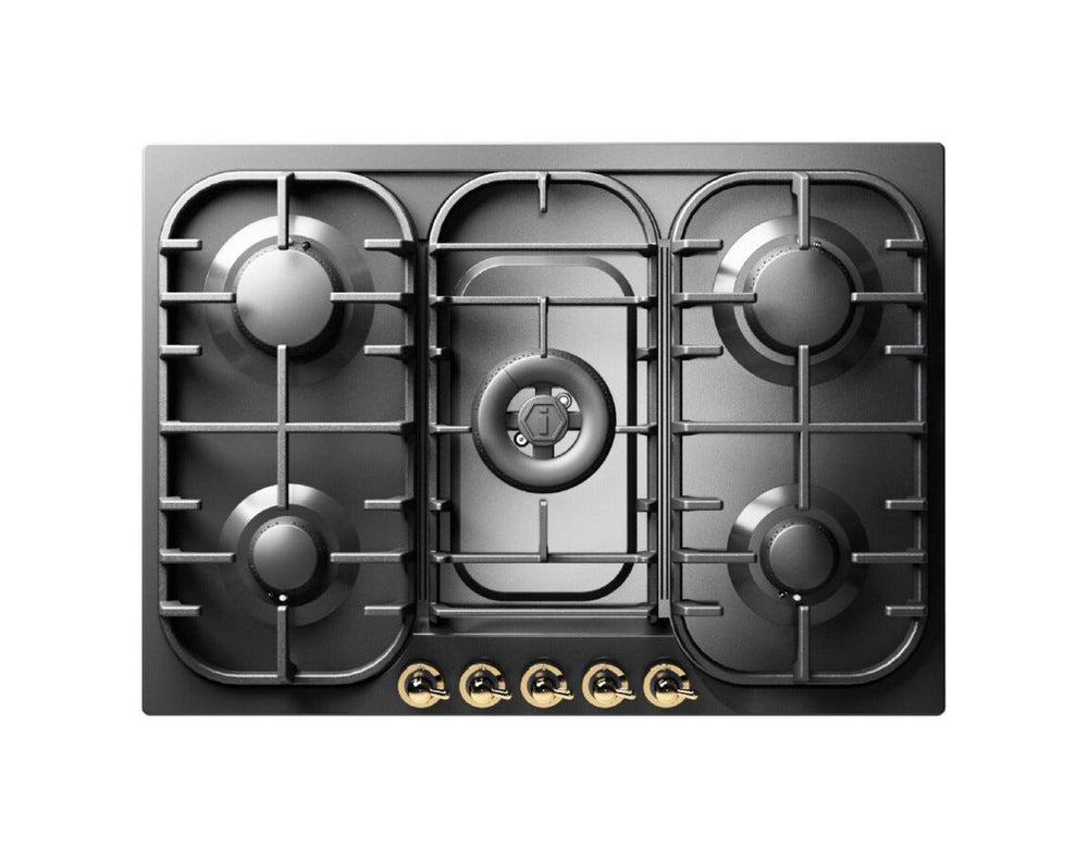 ILVE HCB70CN Nostalgie Piano cottura a gas cm 70 - inox o colorato