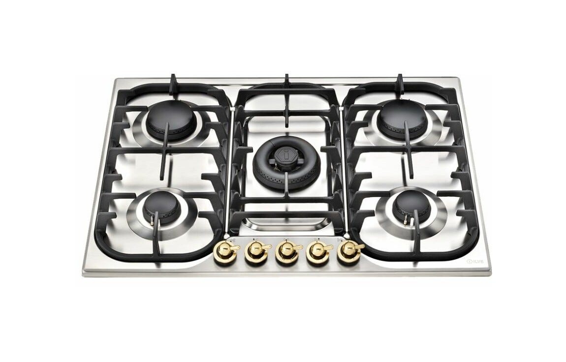 ILVE HCB70CN Nostalgie Piano cottura a gas cm 70 - inox o colorato