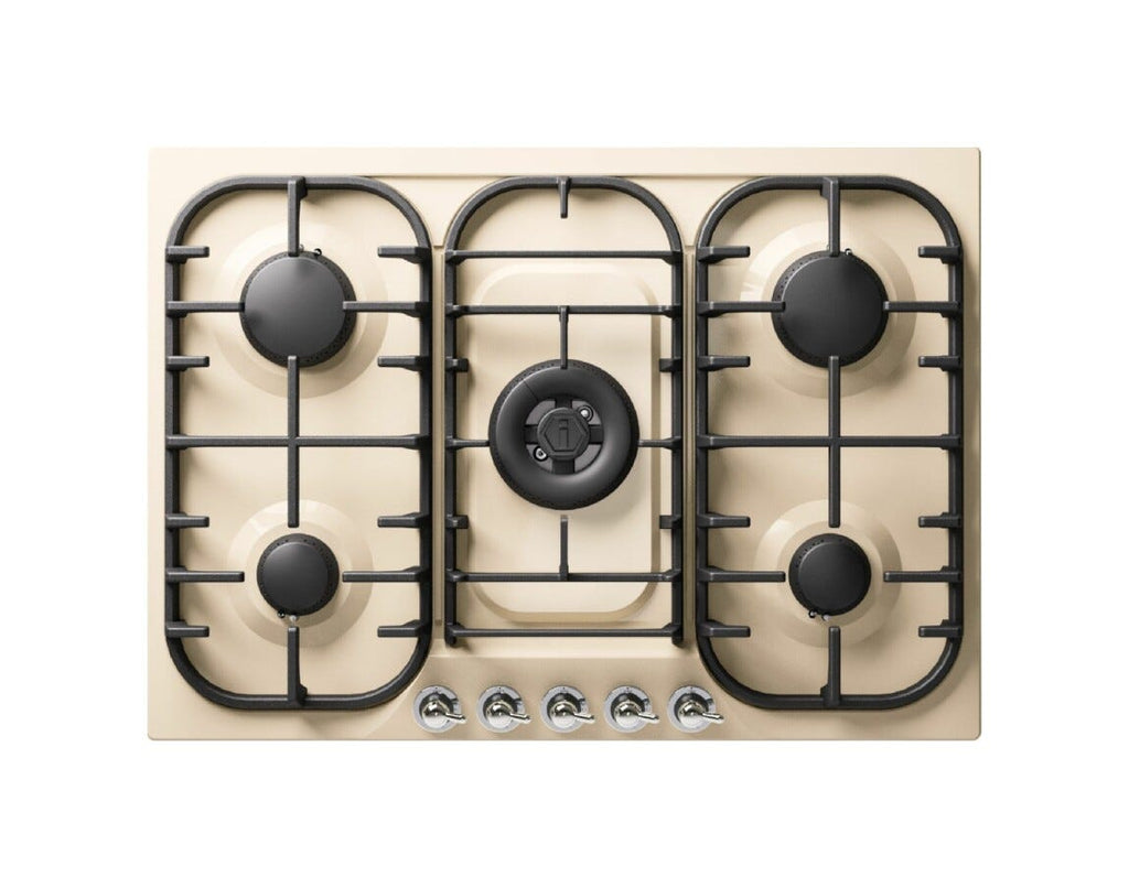 ILVE HCB70CN Nostalgie Piano cottura a gas cm 70 - inox o colorato