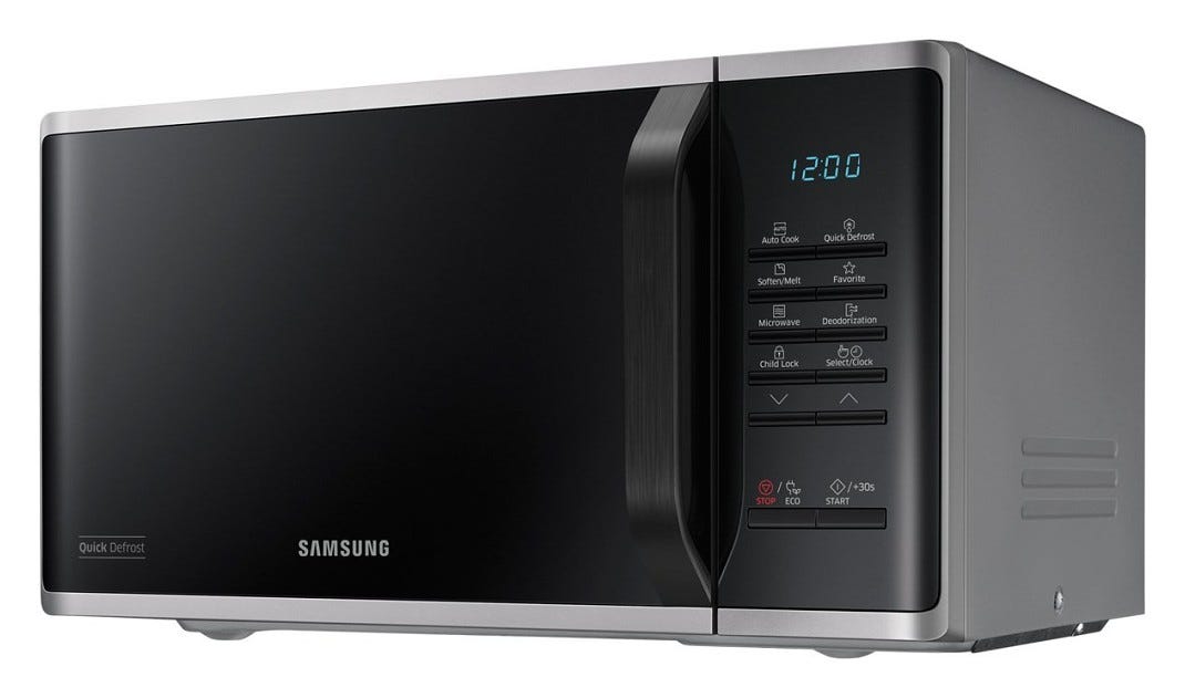 Samsung MS23K3513AS Forno a microonde cm 49 lt 23 – inox
