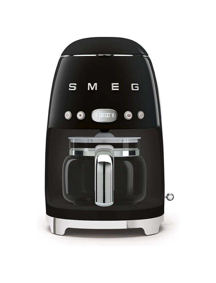 Smeg Selection DCF02BLEU 50's Style Macchina da Caffè Filtro - nero Lucido
