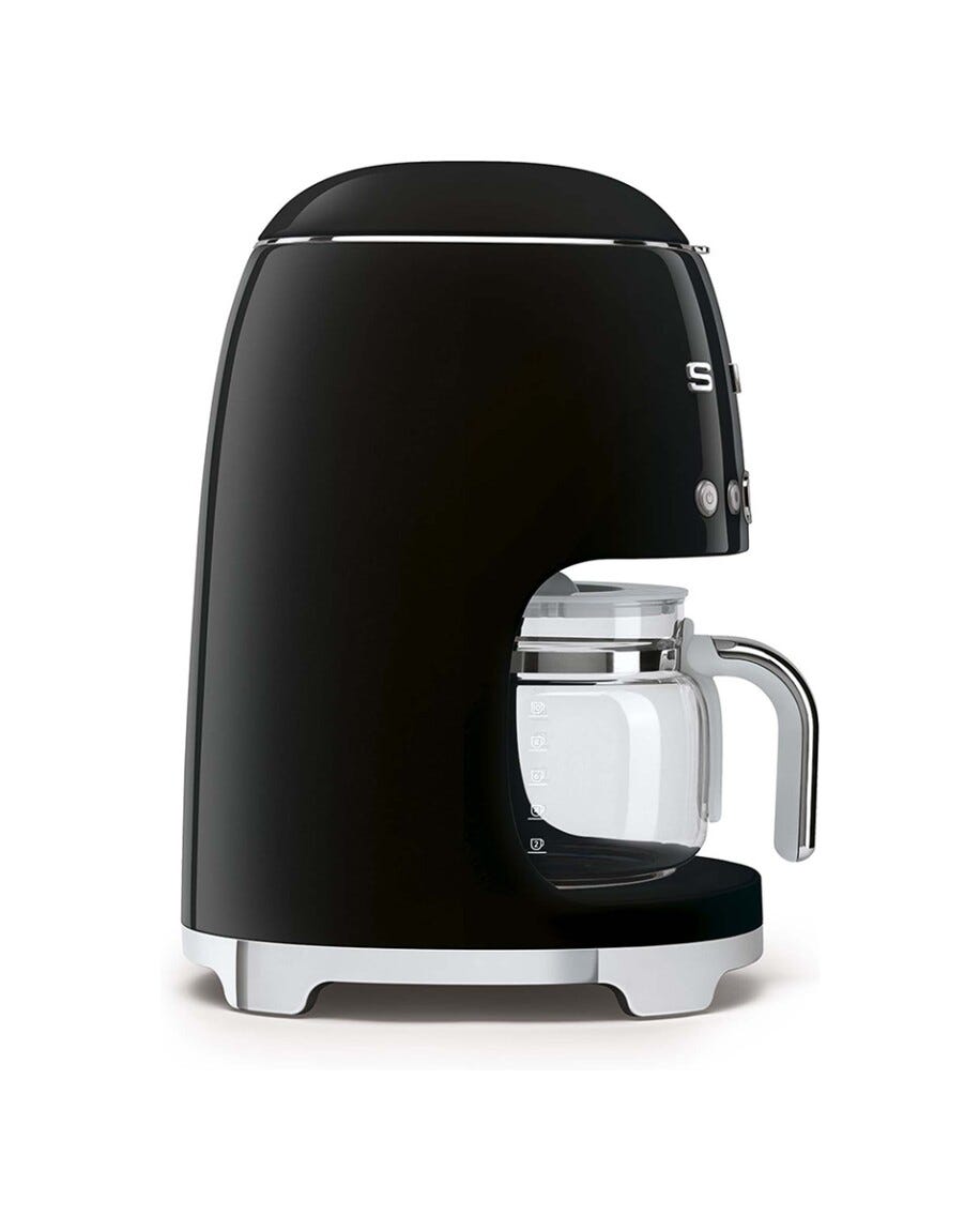 Smeg Selection DCF02BLEU 50's Style Macchina da Caffè Filtro - nero Lucido