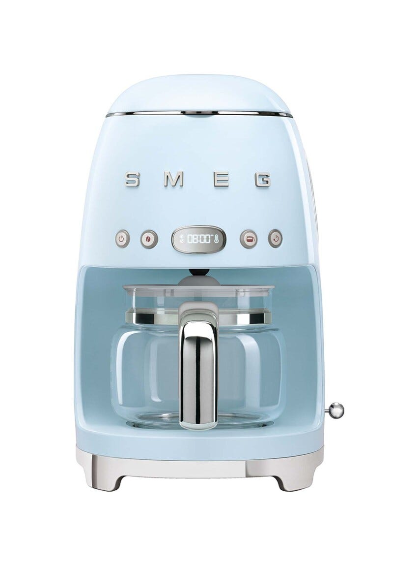 Smeg Selection DCF02PBEU 50's Style Macchina da Caffè Filtro - azzurro Lucido