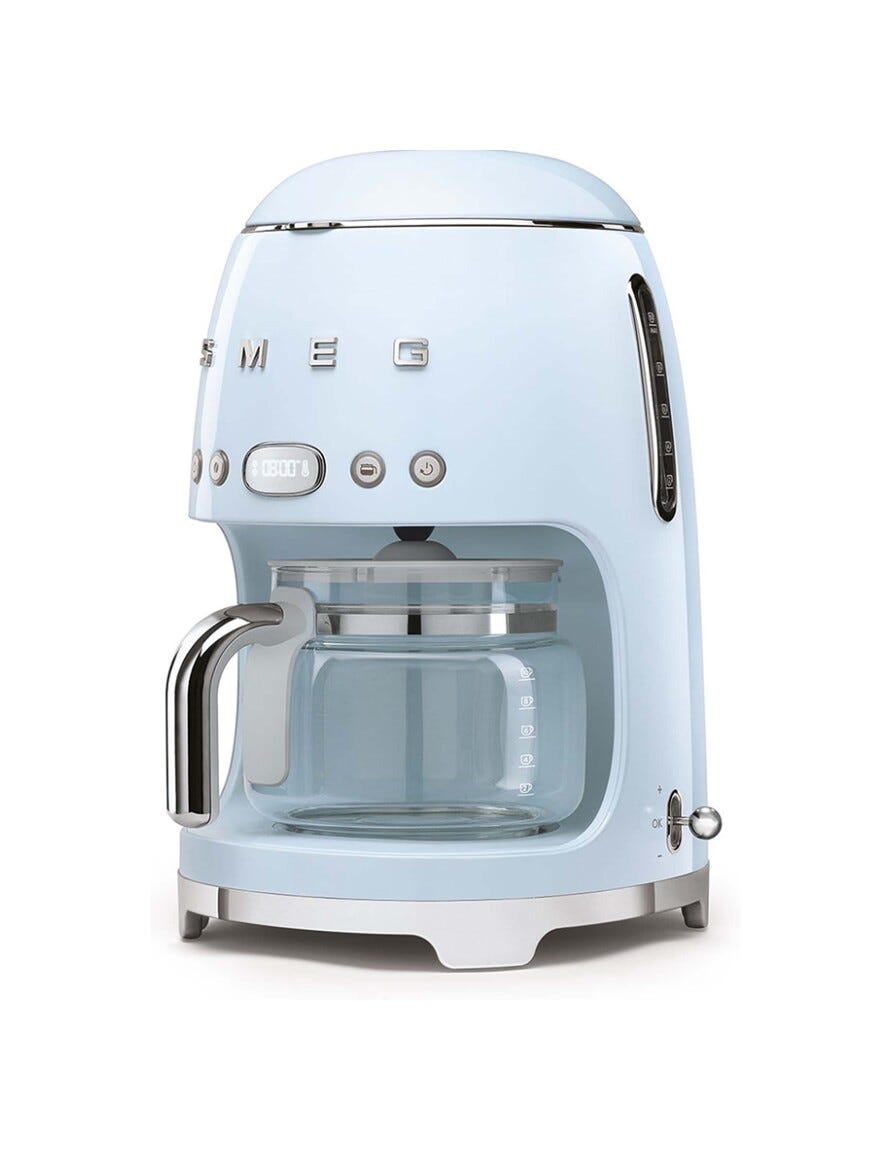 Smeg Selection DCF02PBEU 50's Style Macchina da Caffè Filtro - azzurro Lucido