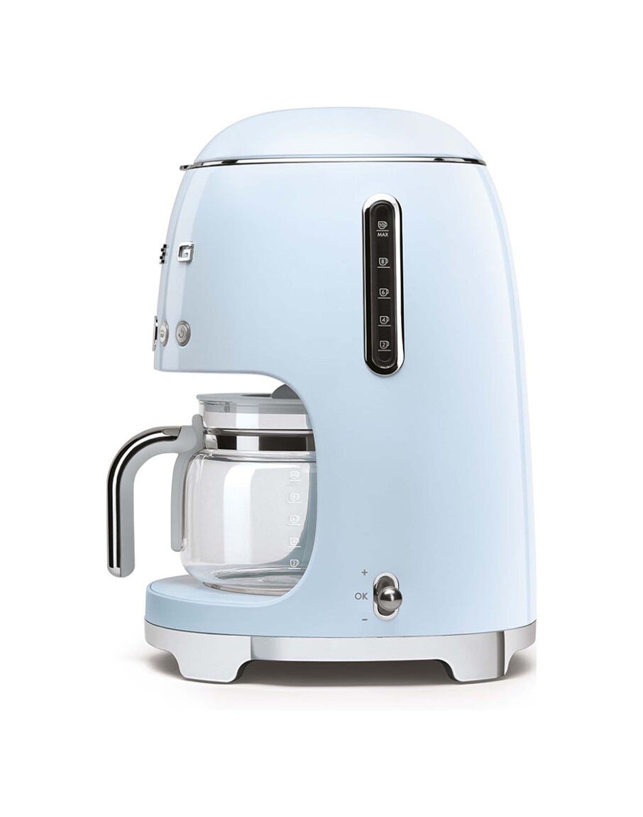 Smeg Selection DCF02PBEU 50's Style Macchina da Caffè Filtro - azzurro Lucido