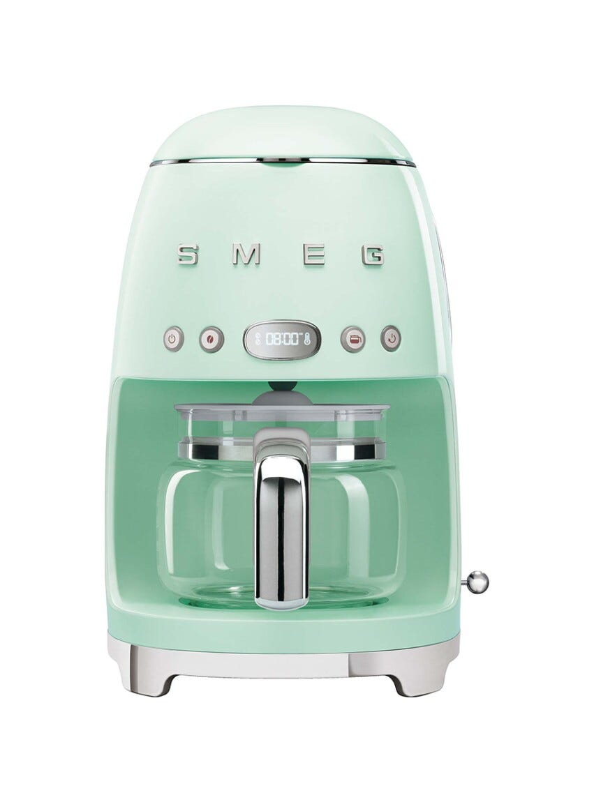 Smeg Selection DCF02PGEU 50's Style Macchina da Caffè Filtro - verde pastello Lucido