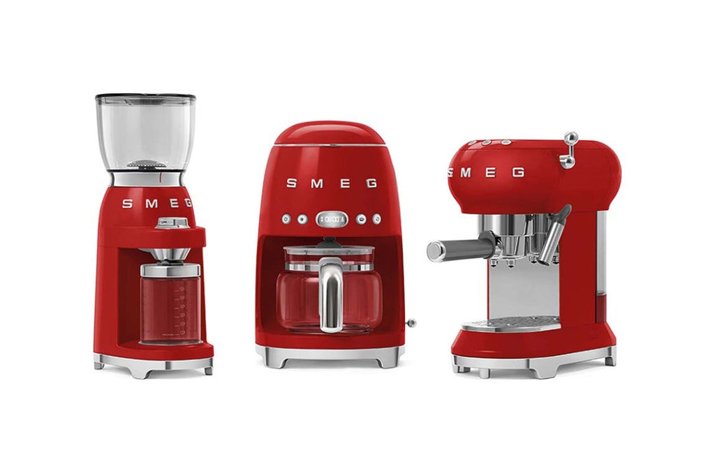 Smeg Selection DCF02RDEU 50's Style Macchina da Caffè Filtro - rosso Lucido