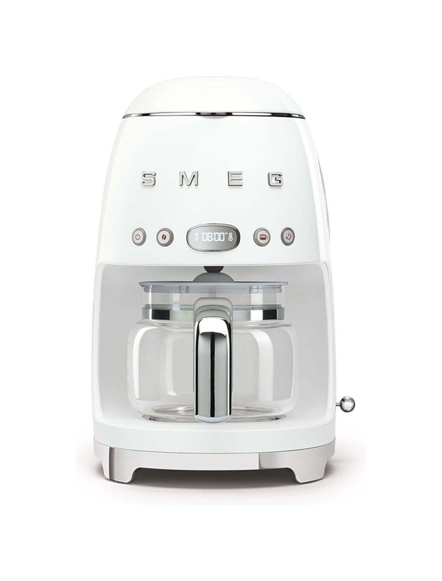 Smeg Selection DCF02WHEU 50's Style Macchina da Caffè Filtro - bianco Lucido