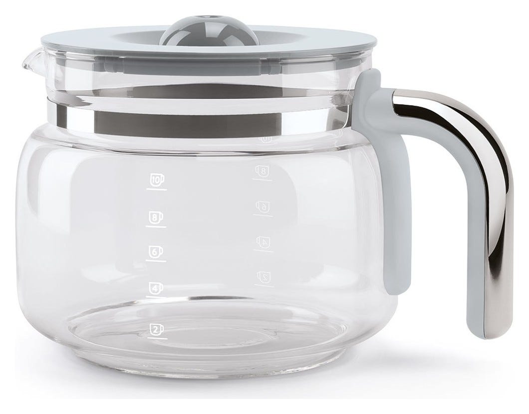 Smeg Selection DCF02WHEU 50's Style Macchina da Caffè Filtro - bianco Lucido