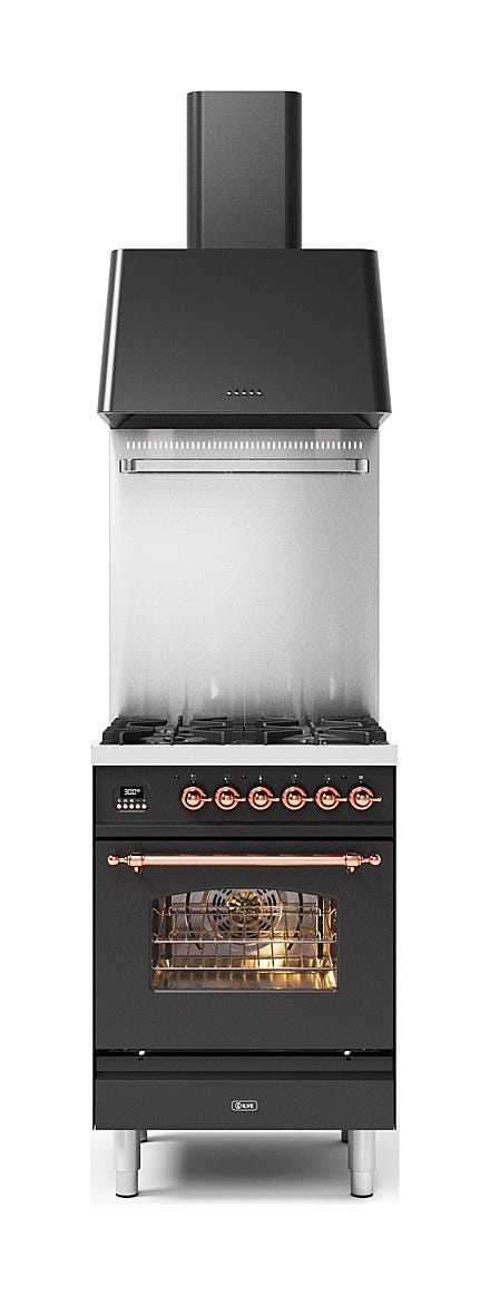 ILVE P06N Nostalgie Cucina da accosto cm 60 configurabile - inox o colorato