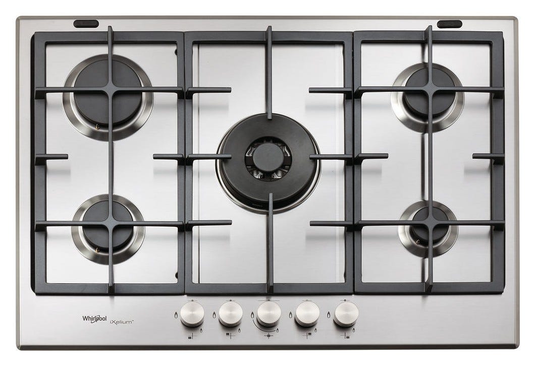 Whirlpool GMR 7522/IXL Piano cottura a gas cm. 73 - inox