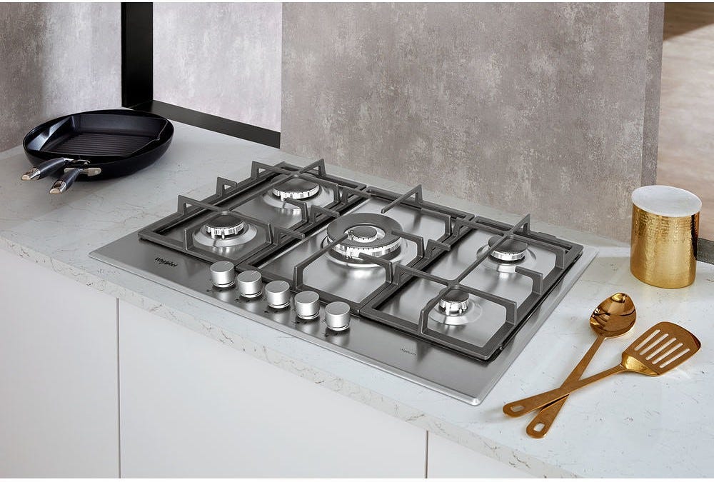 Whirlpool GMR 7522/IXL Piano cottura a gas cm. 73 - inox