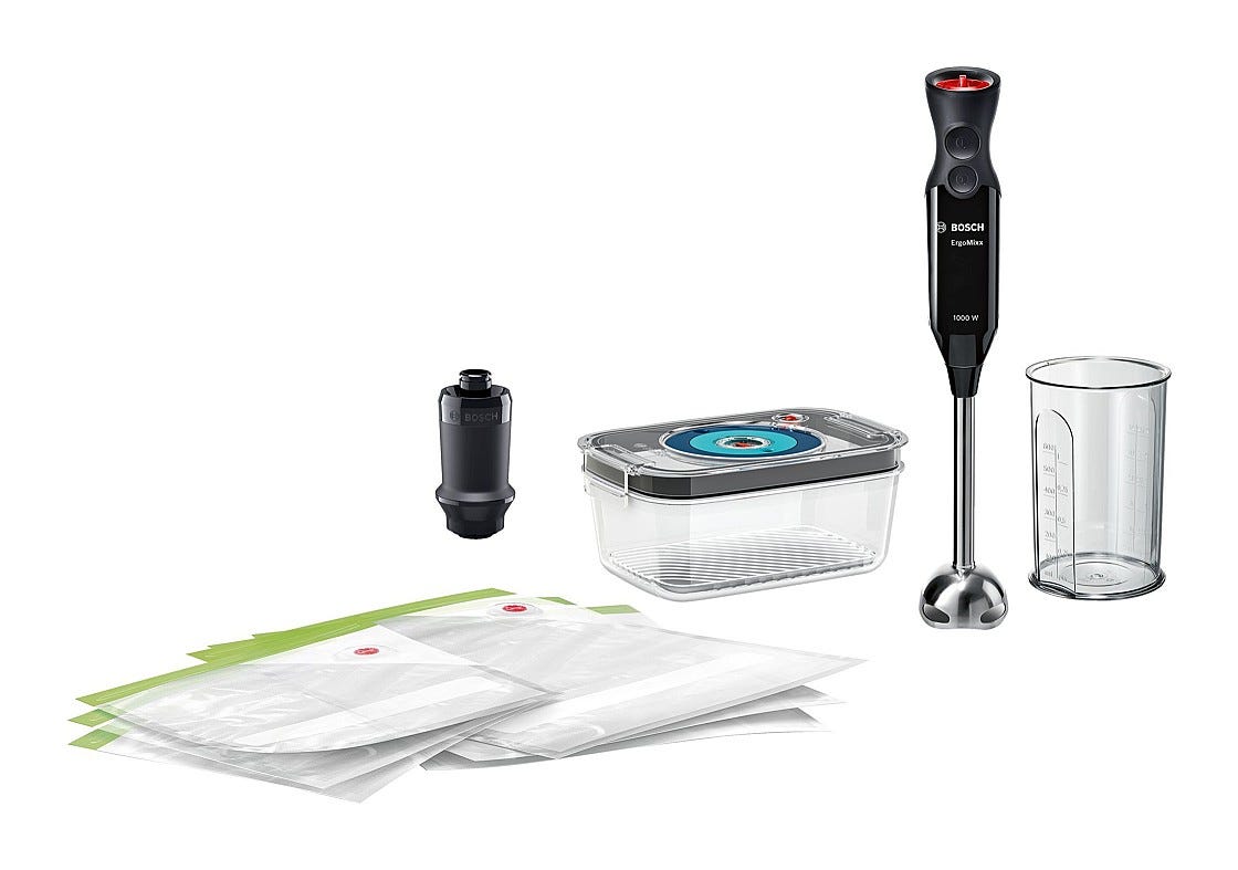 Bosch MS6CB61V1 ErgoMixx Frullatore a immersione 1000 W - inox/nero