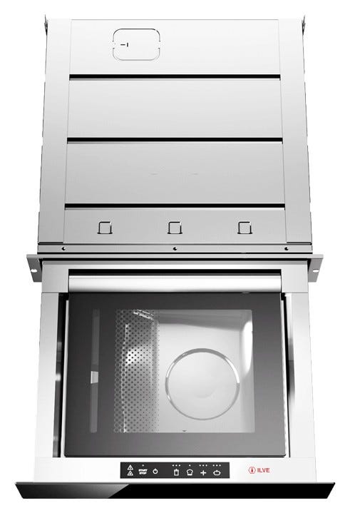 ILVE VM615S Professional Plus Confezionatrice sottovuoto cm 60 h 13, con frontale nero lucido