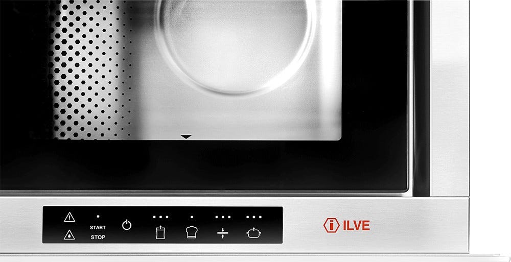 ILVE VM615S Professional Plus Confezionatrice sottovuoto cm 60 h 13, con frontale nero lucido