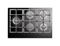 ILVE HCG75SCK Professional Plus Piano cottura a gas cm 75 - vetro nero