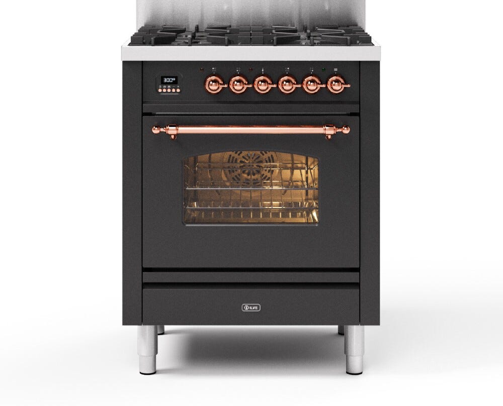 ILVE P07N Nostalgie Cucina da accosto cm 70 configurabile - inox o colorato
