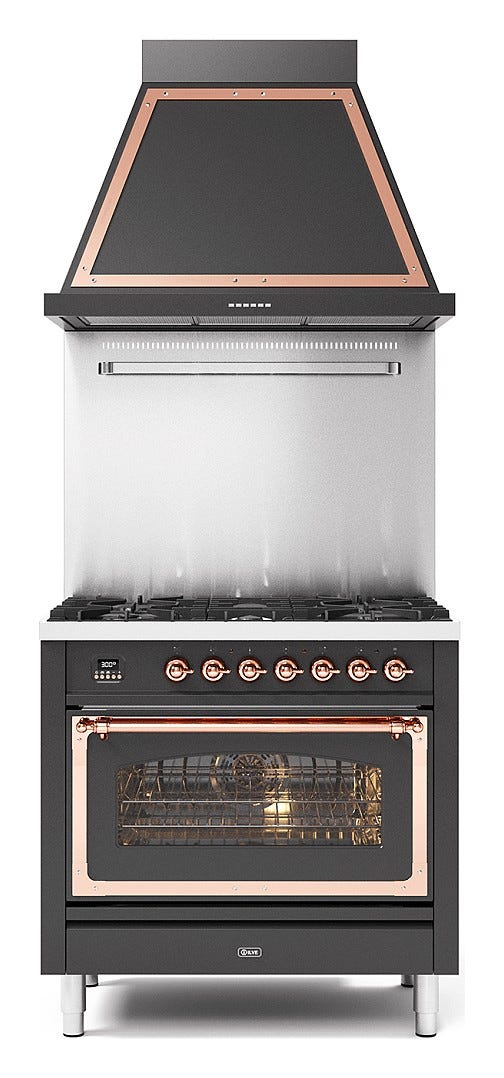 ILVE P09N Nostalgie Cucina da accosto cm 90 configurabile - inox o colorato