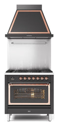 ILVE P09N Nostalgie Cucina da accosto cm 90 configurabile - inox o colorato