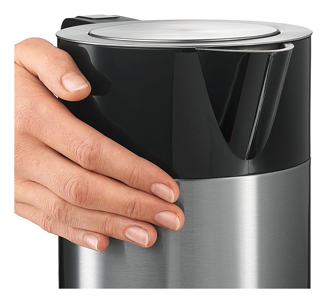 Bosch TWK7203 Bollitore elettrico 1.7 lt. - nero / inox
