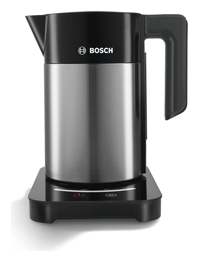 Bosch TWK7203 Bollitore elettrico 1.7 lt. - nero / inox